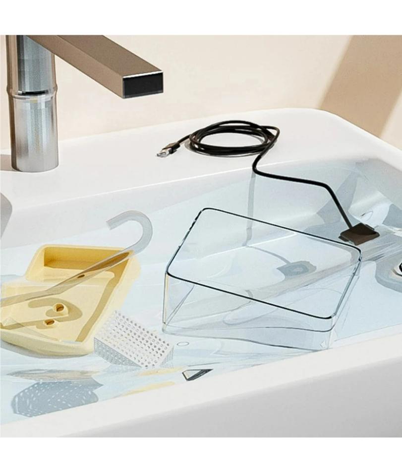 Transparent Cat Drinking Fountain Automatic Circulating Live Water Drinking Basin Dog Smart Drinking Fountain Pet Supplies