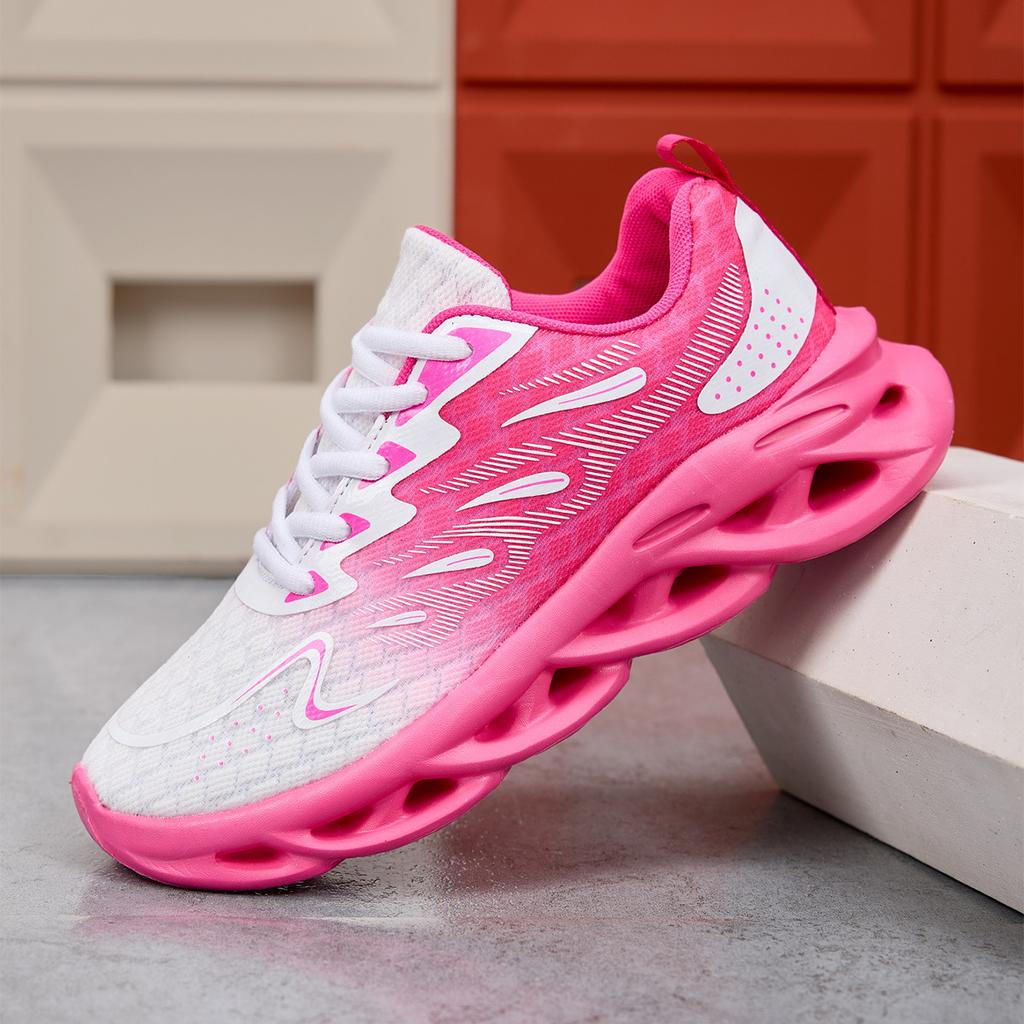 Spring and Summer New Versatile Sports Shoes Breathable Shoes Sports Shoes Casual Shoes Women's Trend Korean Version Flying Woven Women's Shoes