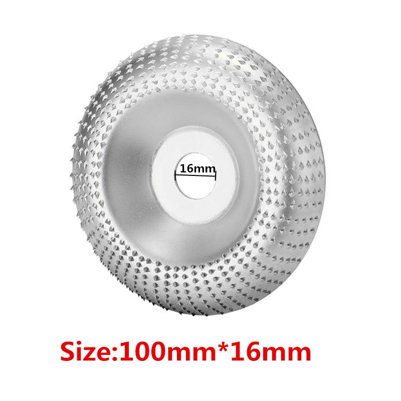 Wood Shaping Sanding Disc, Tea Tray Carving Buffing Pad, Angle Grinder Wood Carving Burr Disc Polishing Wheel