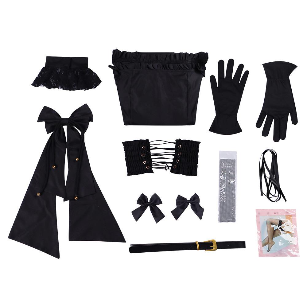 

Grok Virtual Girl Halloween Cosplay Costume With Short Skirt For Anime Game Fans S