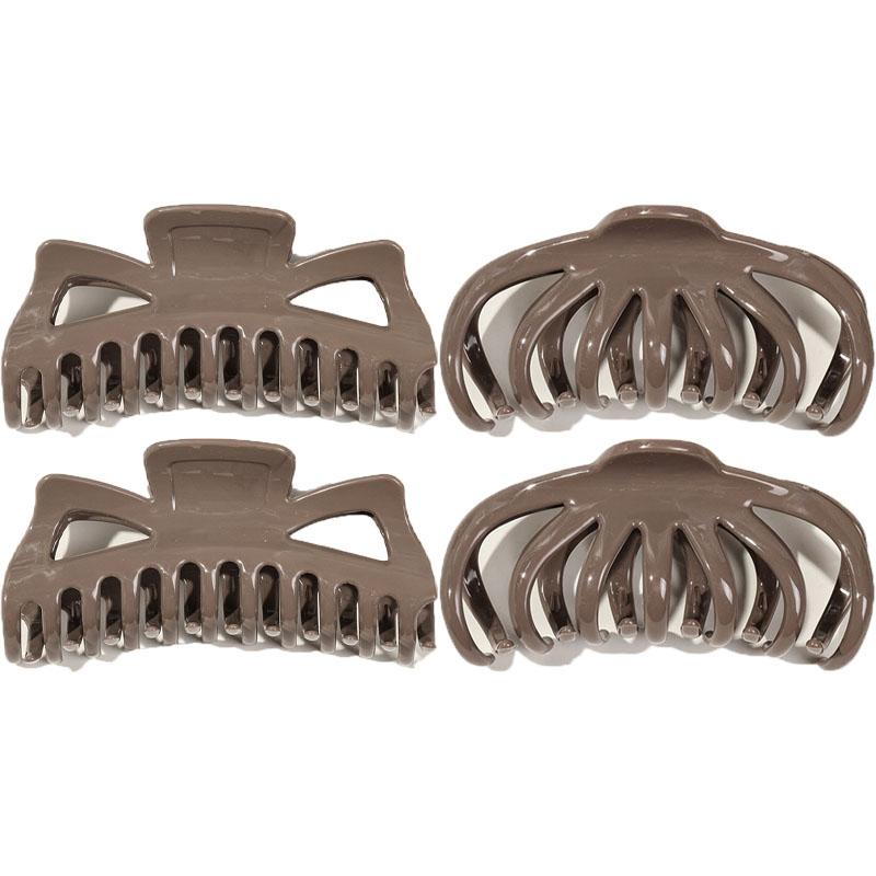 Korean Style Acrylic Solid Color Hair Clip Women's High-end Fashion Shark Clip Hair Accessories
