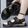 Men's shoes 2025 summer new outdoor travel beach shoes men's fashion Velcro casual comfortable soft-soled sandals
