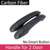 Car Black Carbon Fiber Door Handle Cover Exterior For Renault Arkana Samsung XM3 Megane Conquest ~  Car Accessories