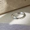 Minimalist V Wave Design Open Rings For Women Vintage Fashion New Jewelry Gift Party Daily Wholesale Anillos