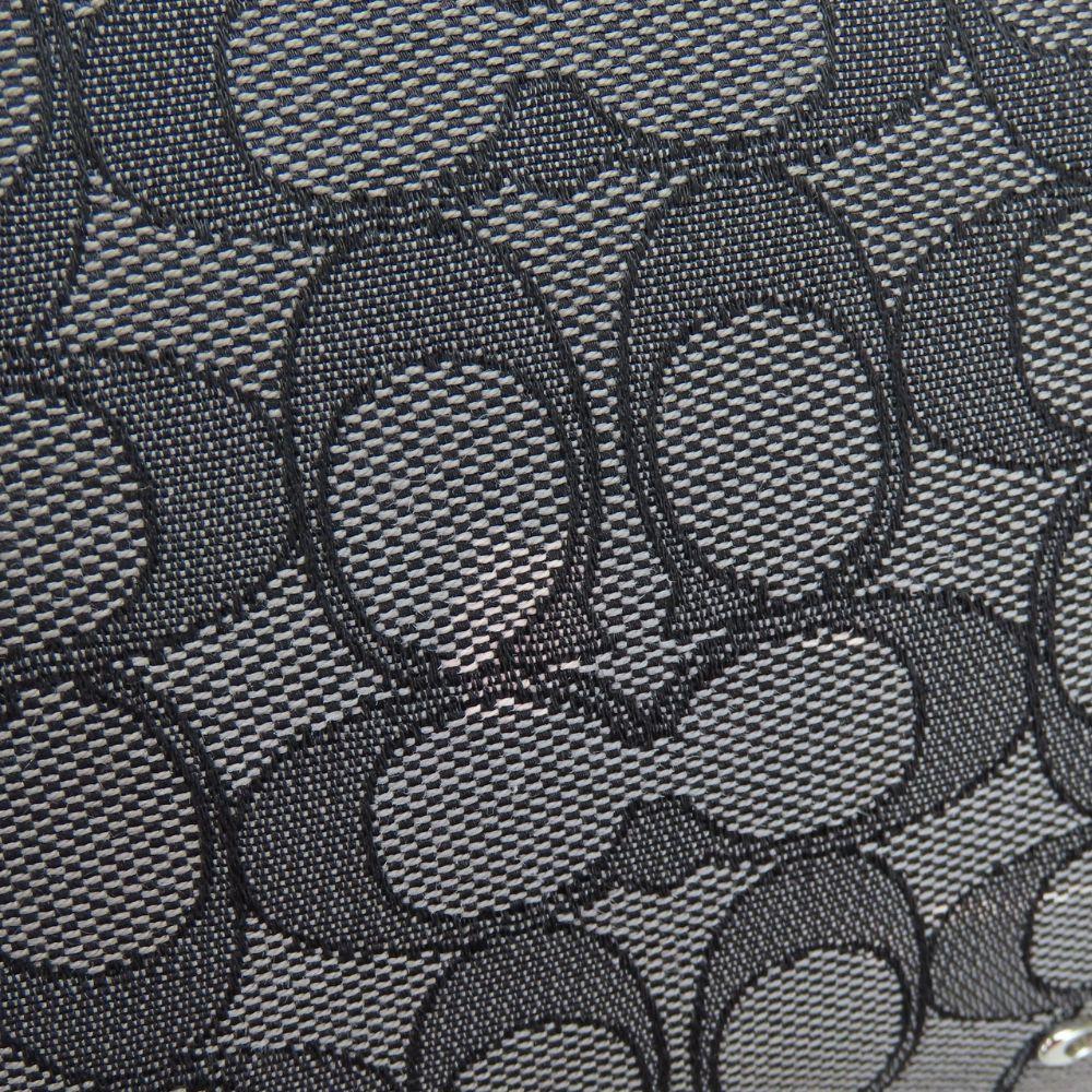 Used COACH Shoulder Bag Signature F54936 Canvas/leather Gray Black Casual