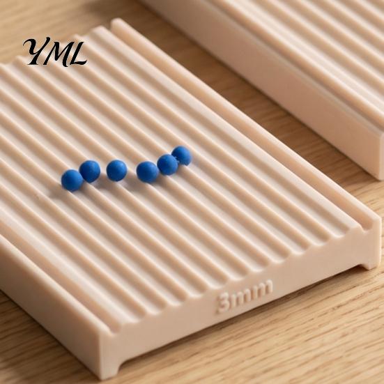 Compact Clay Strip Maker Ball Tool, Polymer Roller, 2mm 2.5mm 3mm Modeling Art Supplies Sphere Shaper Roller for Perfect Round Beads, Nails & Jewelry