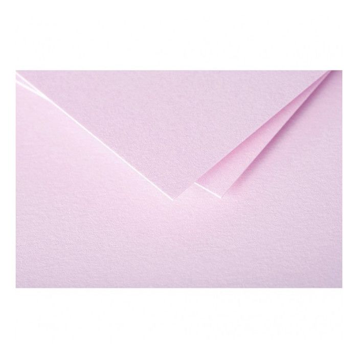 Enveloppe - CLAIREFONTAINE - Pollen - 120g - 114x162 mm - Rose dragée - Lot de 20