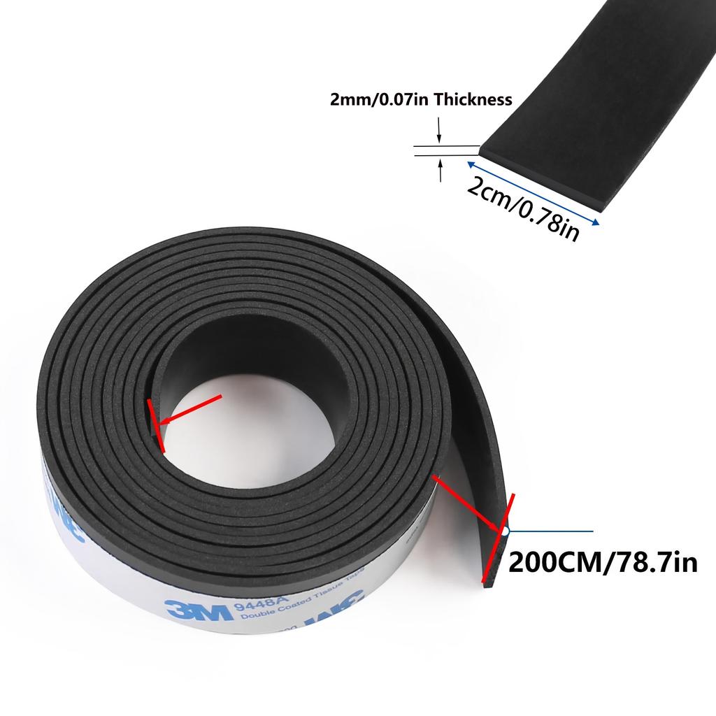 1PC 1/2/3M Guide Splinter Guard Replacement Strip - for Track Saw Guide Rail Systems