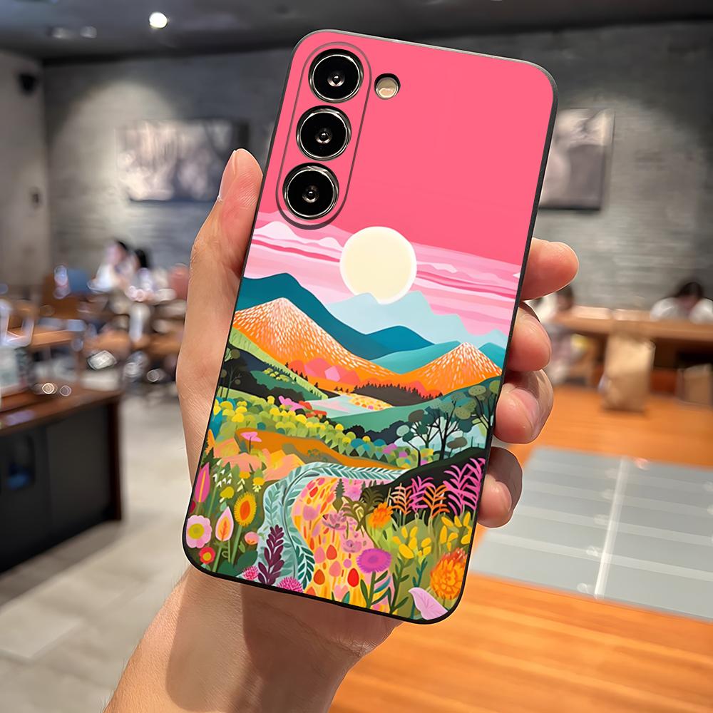 Coque de téléphone Impression d'art David Hockney Pour S23 Samsung S25 S26 S24 Ultra S22 S20 Fe S21 Plus A16 A54 A34 A24 A53 A13 A14 Cover