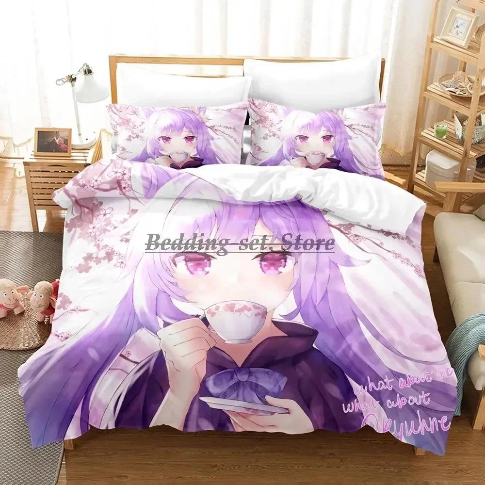 2023 Genshin Impact Bedding Set Single Twin Full Queen King Size Bed Set Aldult Kid Bedroom Duvetcover Sets Girl Bed Sheet Set