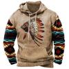 Fashion Sweatshirts Men Hoodies Men's With Elk And Yak Graphic 3D Printed New Autumn Oversized Pullover Polyester Fiber Clothing