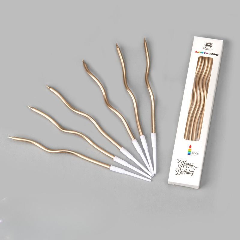 Ins Feng Birthday Candle Card Insert Digital Candle Photography Props Dessert Table Cake Decoration Photo