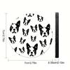 2pcs Boston Terrier Dog  Cup Holder Coasters,  Interior Waterproof Coaster To Keep Your  Cup Holders Clean And  for Easy To Move