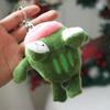 Pendant Soft Toy Stuffed Animals Plush Keychain Plush Keyring Stuffed Toys Big Mouth Frog Doll