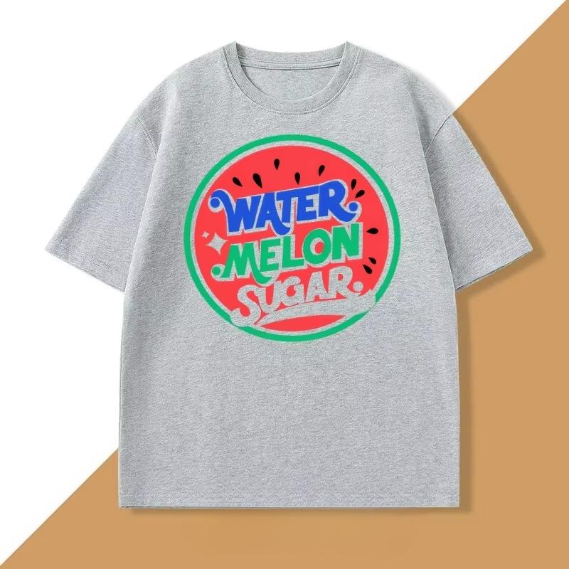 Twinkling Watermelon Tshirt Unisex Women Casual Short Sleeve T Shirt Cotton Breathable Tshirt Funny Summer Unisexs Clothes Tops
