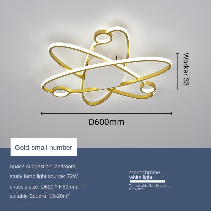 

Черно-золотая современная светодиодная люстра для спальни, столовой, гостиной, кабинета, лофта, холла, потолочная люстра, алюминиевая акриловая лампа Cold White&Dia 600XH80mm золотой