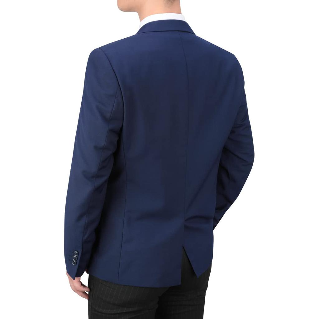 Jacket Business Blazer Suit Tailored 2 Buttons [FOMANSH] Men's