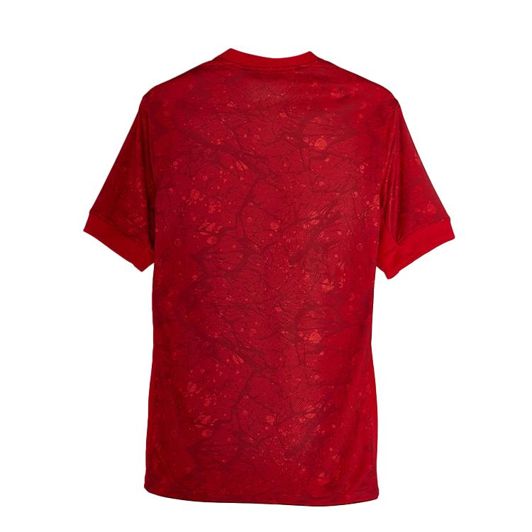 Nike Dri-Fit 2025 Changchun Yatai Home Fan Version Logo V-Neck Short Sleeve Football Shirt Men Tops Red HM6179-611