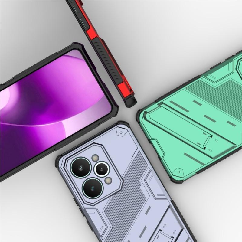 Funda para Realme 15 Pro 5G Para Realme 15 15 Pro 5G Estilo Punk Soporte para Teléfono Parachoques Protector de Armadura Cubierta de TPU para Realme 15 Pro 5G