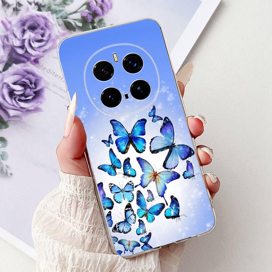 Soft Liquid Silicone Back Cover For Honor Magic 7 Pro Magic6 Lite Magic 5Lite Phone Case Marble Gothic Style Cartoon Clear Coque