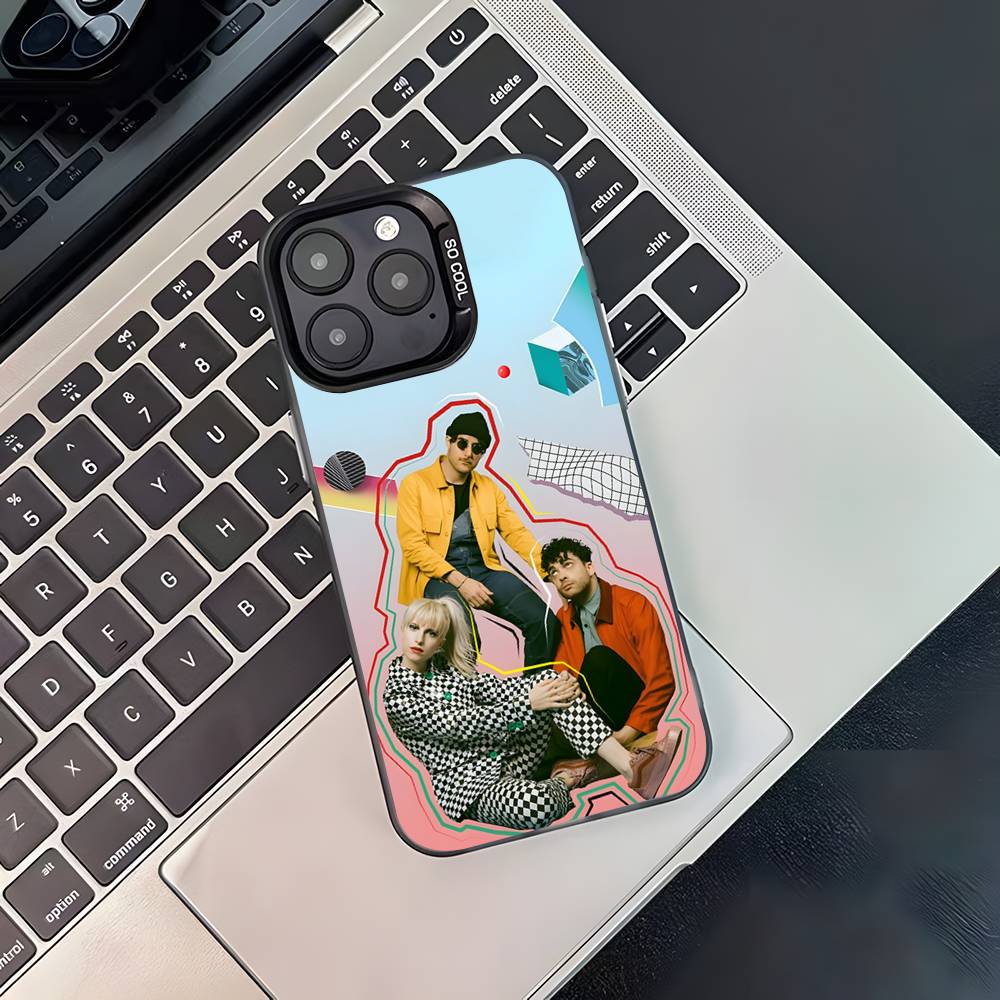 COOL Band P-Paramore Phone Case For iPhone 17,16,15,14,13,12,11,Pro,XS,Max,Plus,Mini,SE4,E Black Matte Shockproof Cover