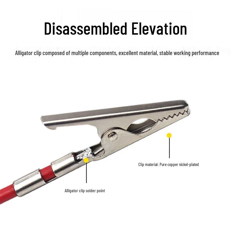 FUWEISHENG Single-Head Alligator Clip Test Lead