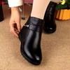 New Versatile Platform Short Boots Trendy Small Spring and Autumn Single Boots Soft Leather Flat Bottom Martin Boots Women
