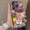 Cola-Themed Graffiti Phone Case: Anti-Fall Protection for Apple 15 Pro Max, 14, 13