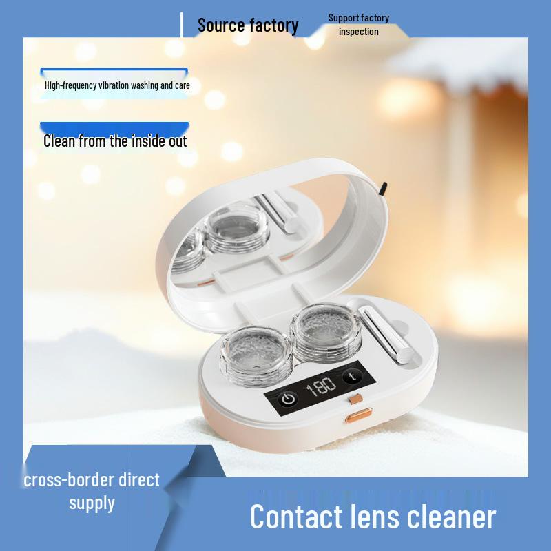 Automatic Folding Ultrasonic Contact Lens Cleaner and Sterilizer