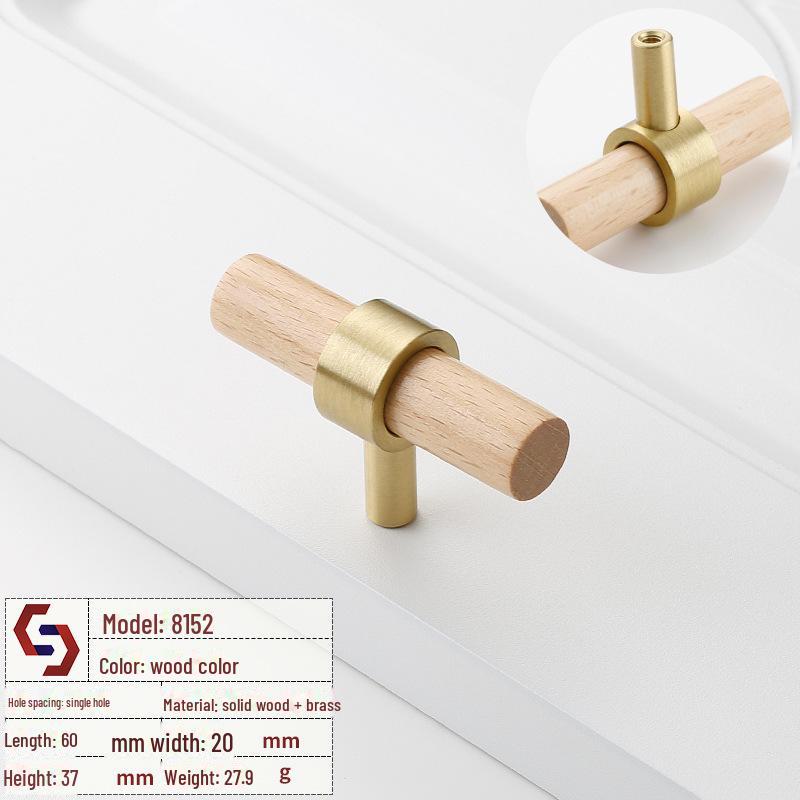 

Новая ручка для двери шкафа из цельного дерева в китайском стиле, ручка для ящика шкафа из ореха и бука