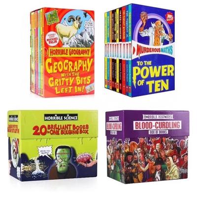 Murderous Maths Horrible History Science Geography Kids Collection Library Children Education In English With Comic