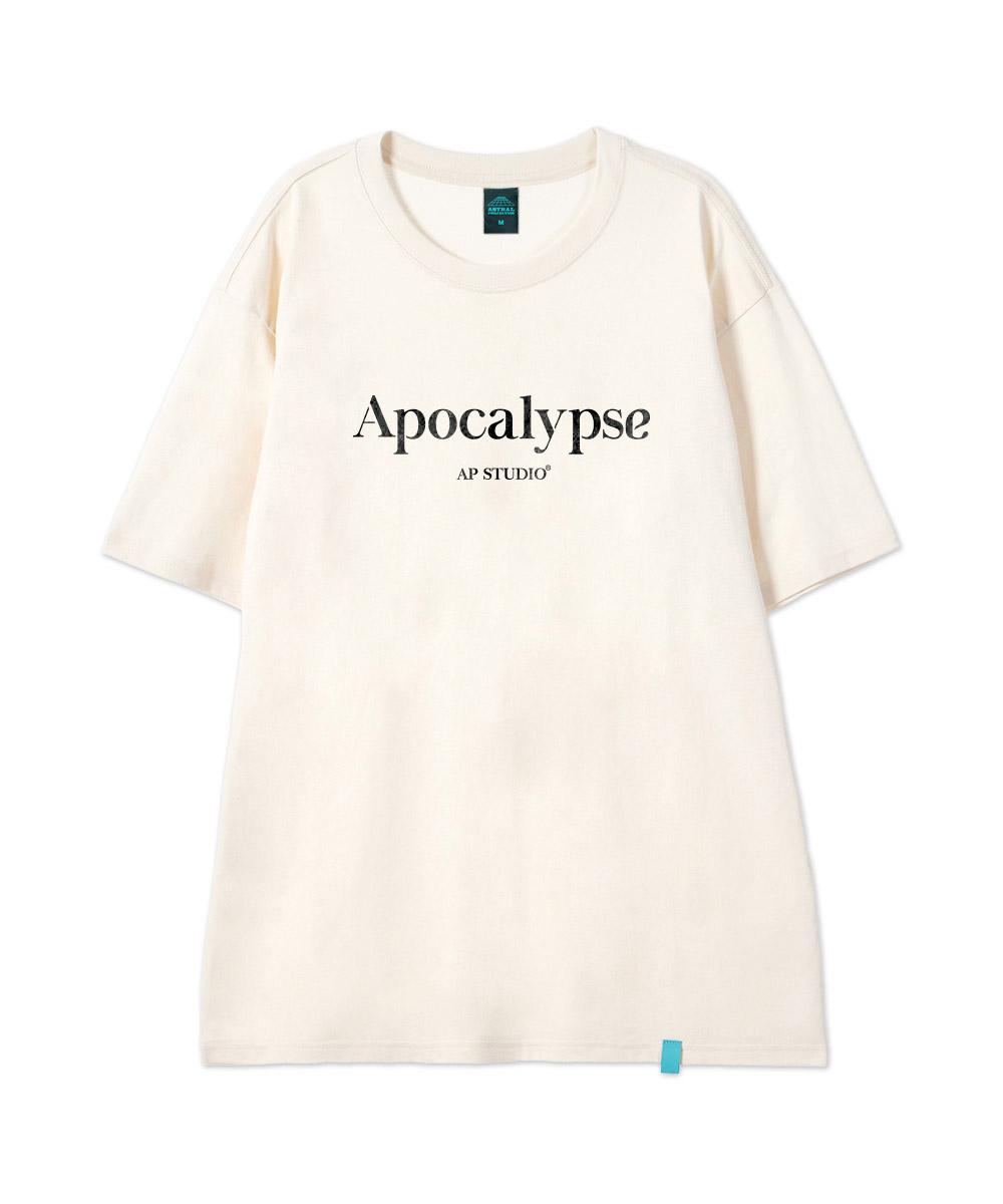 Astral Projection [Apocalypse] Cotton Loose Fit Short Sleeve T-Shirt_Buttermilk L