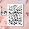 Valentine Love Heart Transfer Paper 95x138mm Clay Earrings Water Soluble Transfer Paper for Jewelry Making