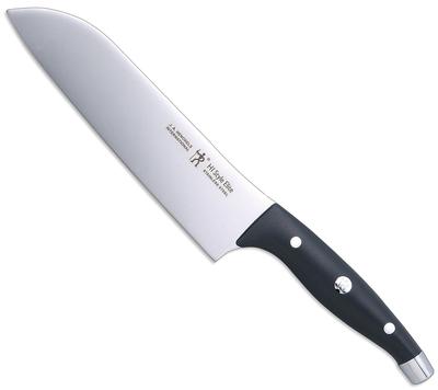 Henckels Style Elite Santoku Bıçağı 180mm Siyah Santoku Bıçağı Paslanmaz Çelik Bulaşık Makinesinde Yıkanabilir Seki Gifu Bölgesinde Üretilmiştir Japonca "HI Japan"