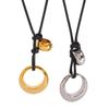 High Quality Alloy Circle Necklace Beautiful Hollow Circle Necklace Unique Neck Chain Enhancing Everyday Elegances