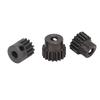 3Pcs RC Motor Pinion Gear 48P 14T 16T 18T Rustproof Powder Metallurgy 48P Pinion Gear Set for 1 10 RC 3.175mm Motor