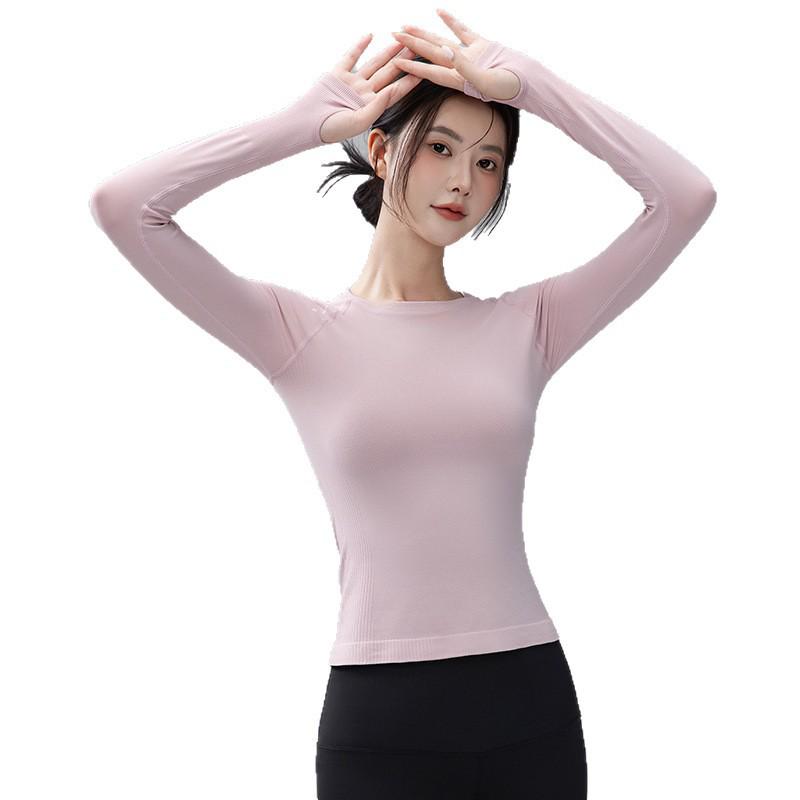 Women's Quick-Dry Slim Fit Long Sleeve Fitness Top for Autumn/Winter