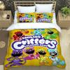 Set Biancheria da Letto Cartoni Animati Creature Sorridenti set squisito di biancheria da letto copripiumino set piumone set letto regalo di compleanno di lusso