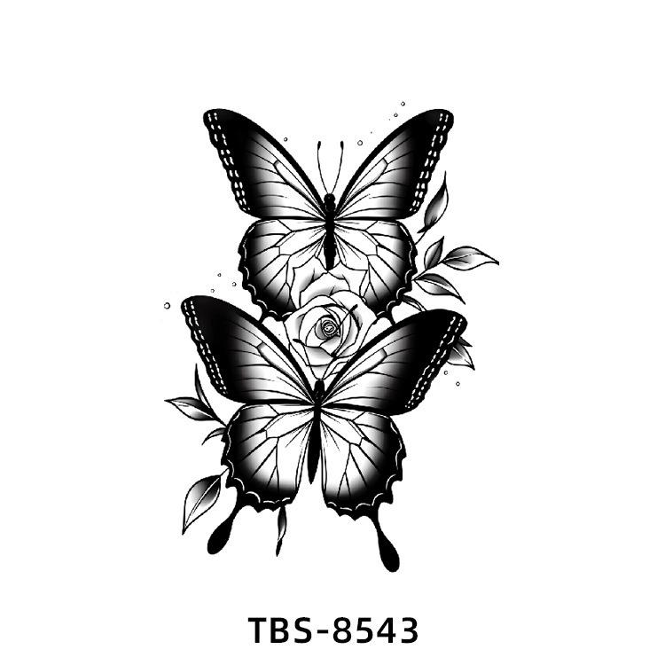 Realistiska Djurtotem Tatuering Klistermärken: Drake, Fenix, Tiger, Varg