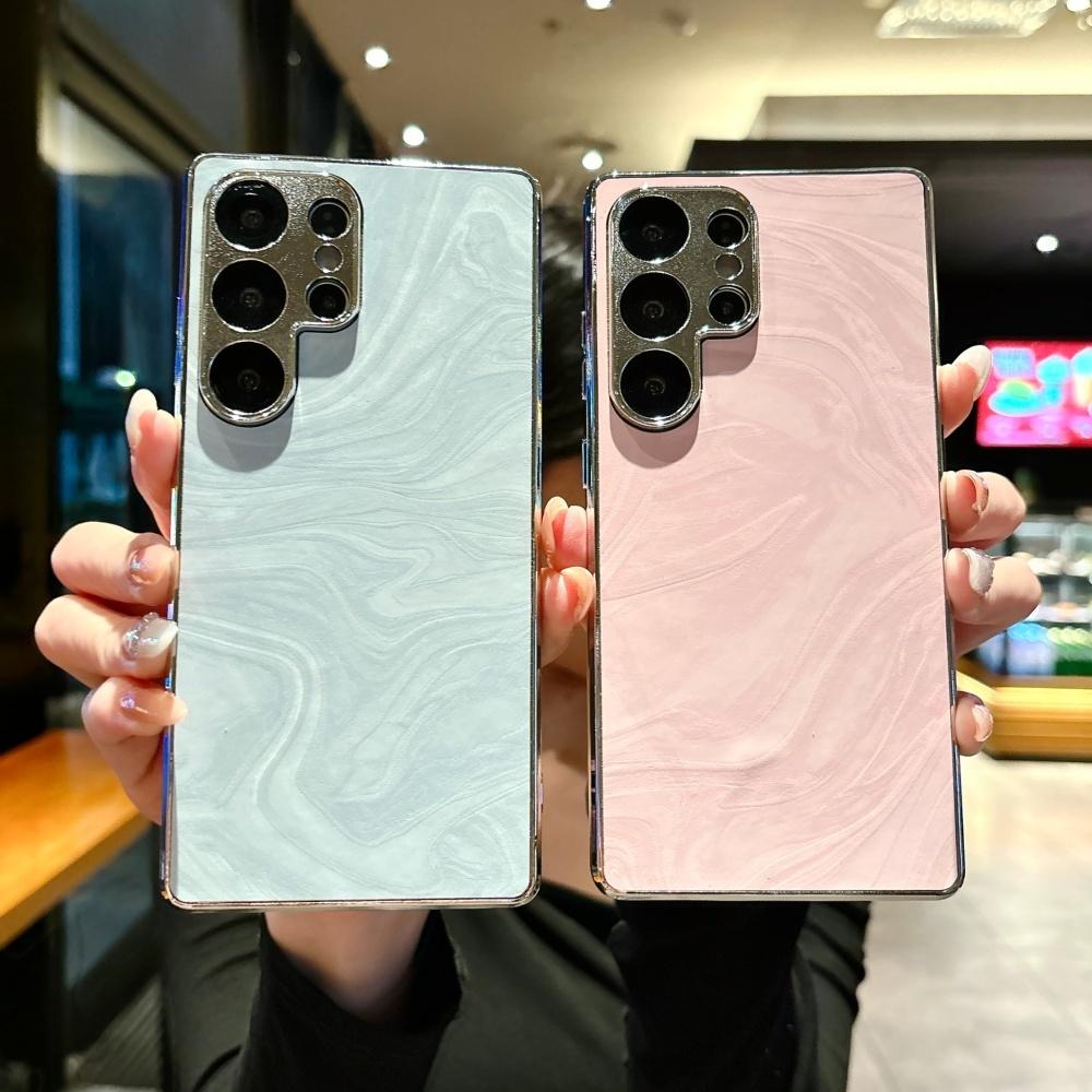 Galvanisierte Farbe Kollision Kameraschutz Anti-Drop Handyhülle Samsung Galaxy S25 S26 Ultra S24 S23 Plus Stoßfest Staubschutz