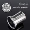Portable Stainless Steel Collapsible Cup with Keychain