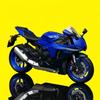 1:12 Yamaha YZFR1 Alloy Die Cast Motorcycle Model Toy Vehicle Collection Sound and Light Off Road Autocycle Boy Toys Car