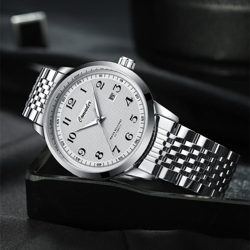 Hollow Mechanical Watch Watch Men's Tide Calendar Old