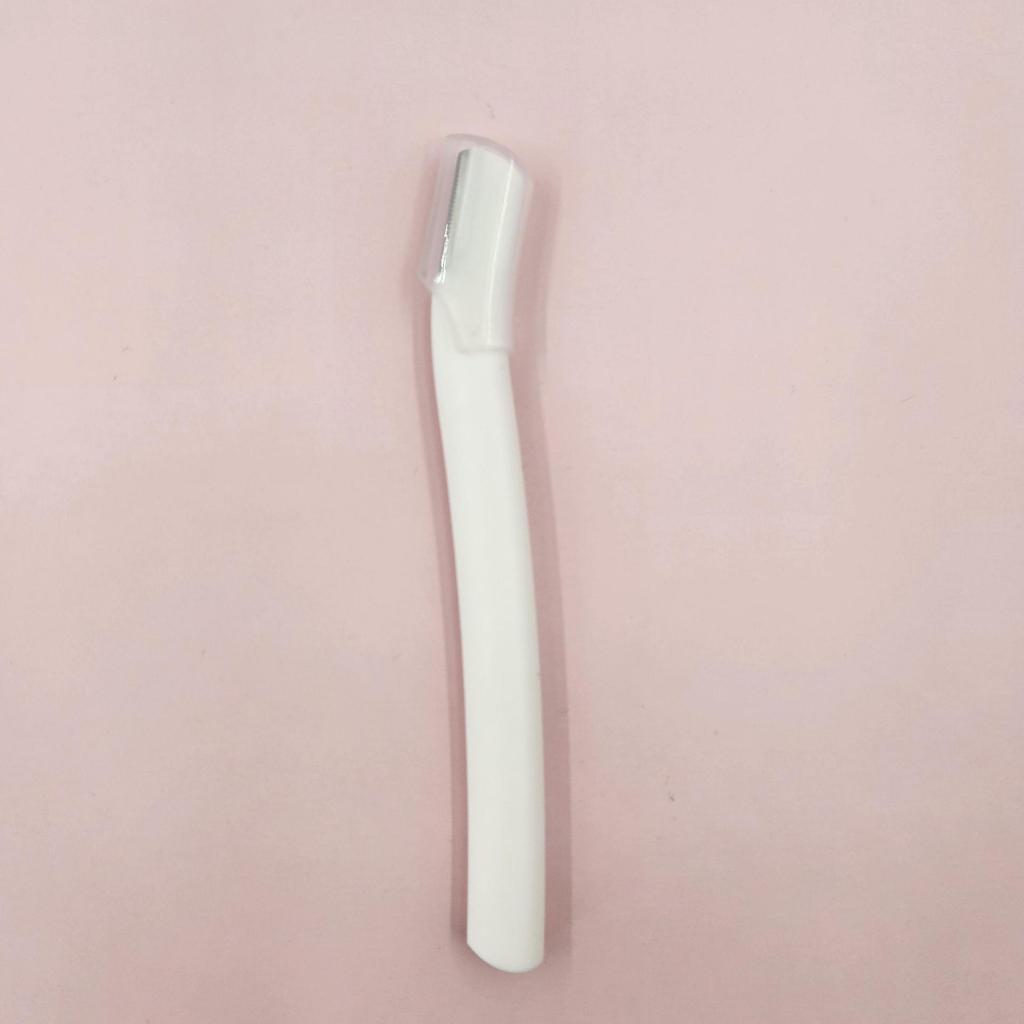 Portable Eyebrow Razor for Women with Protective Cover - Gentle Stainless Steel Blade