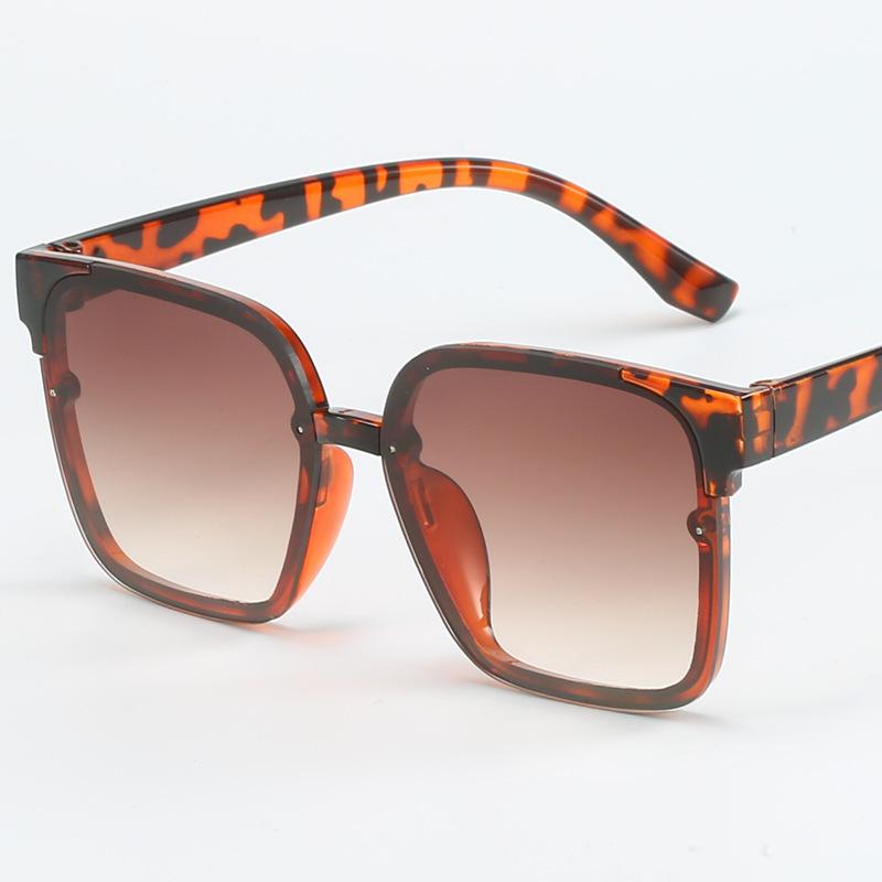 Sunglasses Women'S Personality Retro Large Frame Square Ink Street Glasses