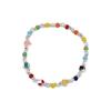 Broken Silver, Rainbow Smiley Face, Beaded Bracelet, Women'S Niche Versatile, Sweet Temperament Stacked, Absolutely Worn Accessories