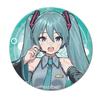 Miku Piapro Round Tin Badge 6 Types 6 Pieces BOX "Hatsune & Characters" [76mm] [Total Trading]