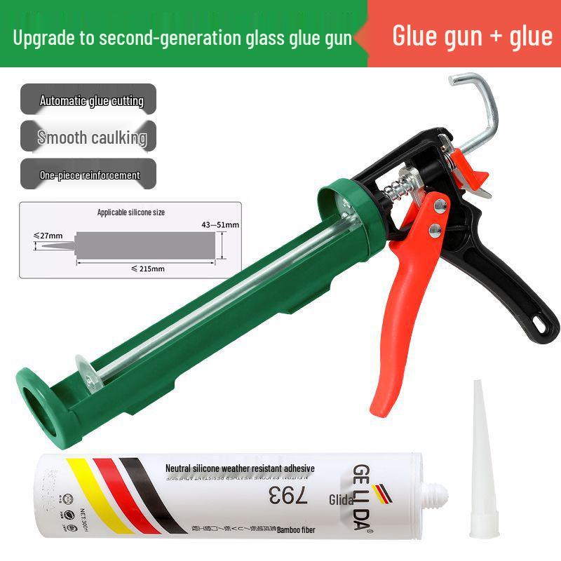 Thickened Rotatable Glass Glue with Auto Cut-off for Structural Use
