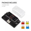 4 Ways Blade Fuse Block Plastic Cover 12V 32V Fuses Box Holder With Led Indicator Light For Auto Car Marine