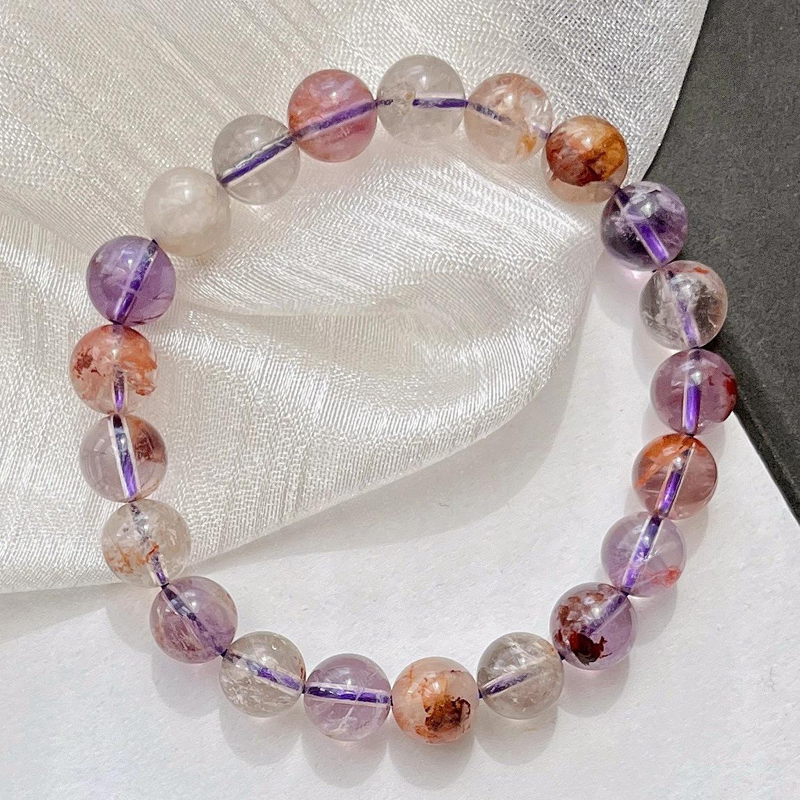 10Mm Basic Natural Purple Ghost Bracelet Bracelet.